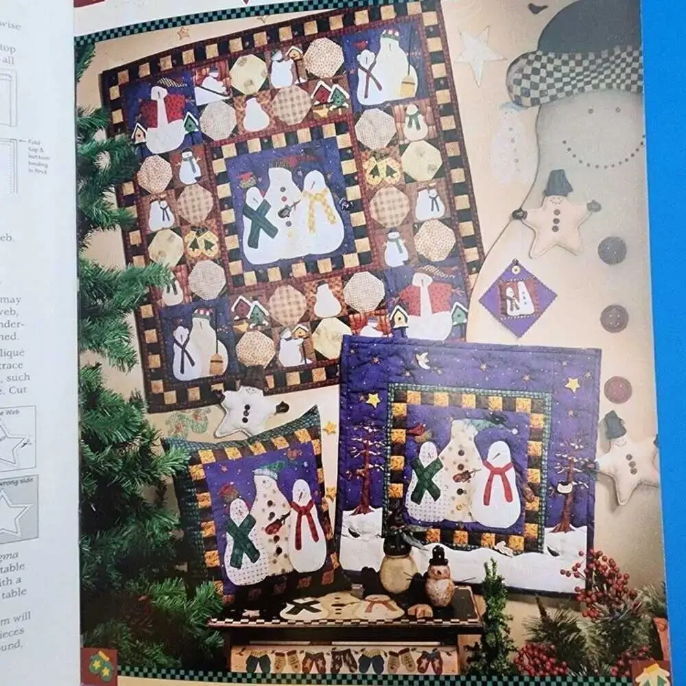 Vintage Frosty Folks by Debbie Mumm Snowman Quilting Pattern Booklet